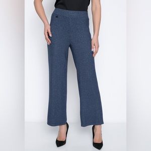 NWT Picadilly Canada wide-leg pants in heather blue size medium.